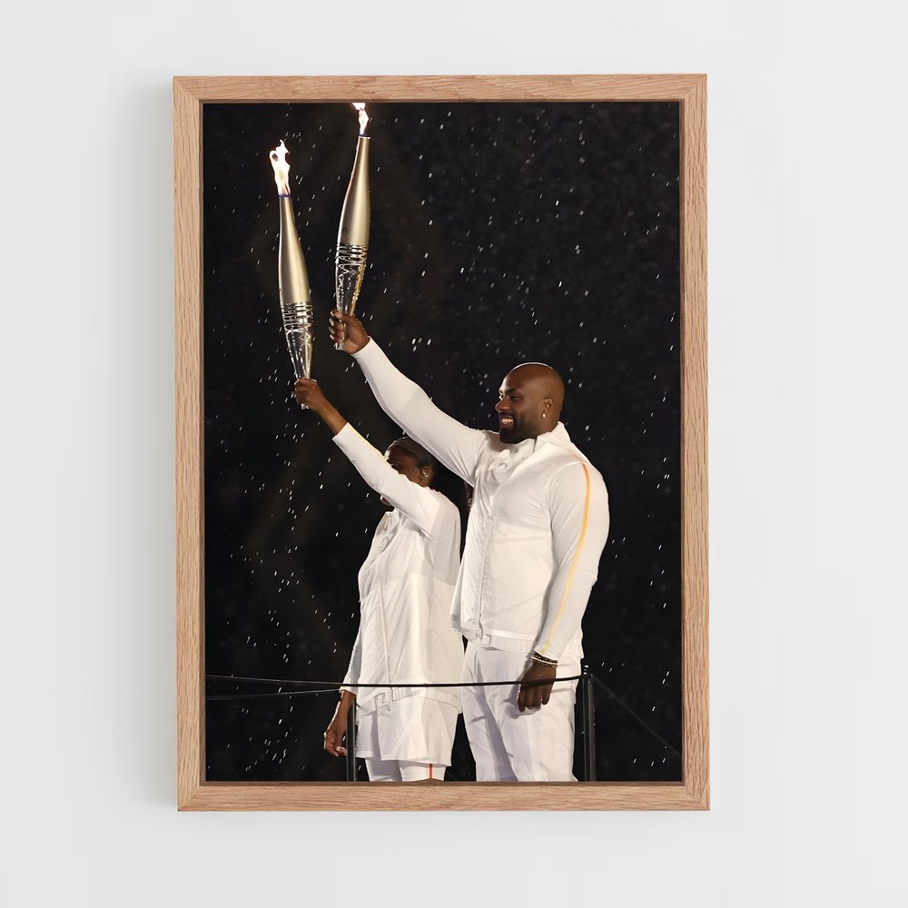 Poster La Flamme des Héros – affiche Judo (vue 4)